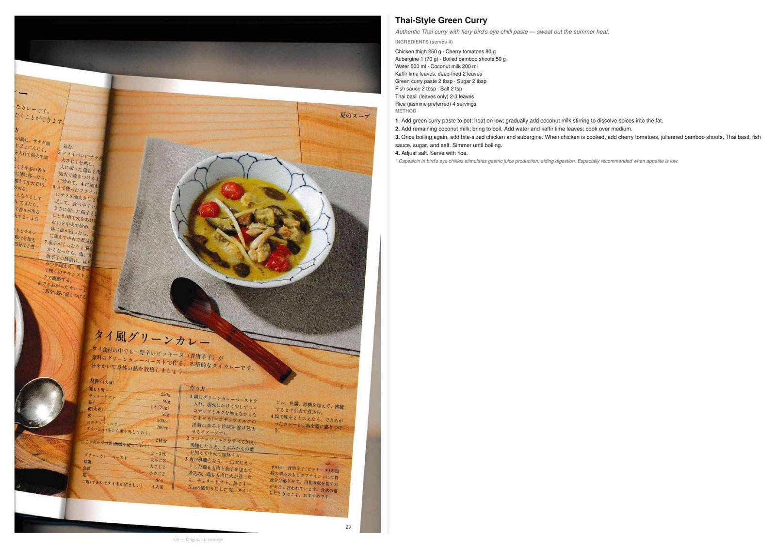 Recipe page